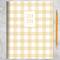 2026 Gingham Wheat Medium Monthly Planner